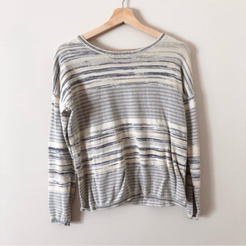 *LAST CHANCE* Prana • Cream Striped Sweater